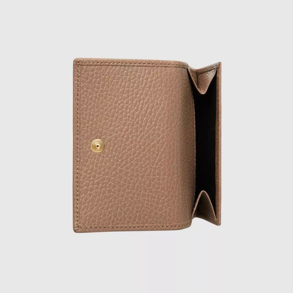 〔GG Marmont〕Leather Tri-Fold Wallet - 图片 2
