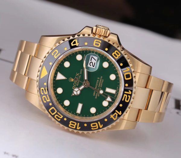 Rolex Greenwich Type II Series 116718-LN-78208 Green Disc Watch - 图片 4